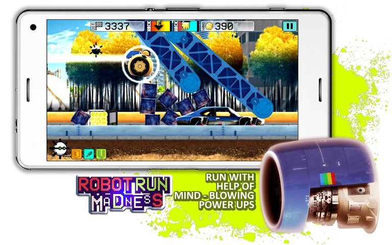 Screenshot 1: Robot Run Madness
