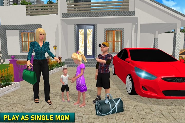 Screenshot 3: Virtual Single Mom Simulator: Family Mother Life