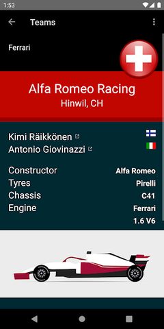 Screenshot 5: Racing Calendar + Ranking 2022
