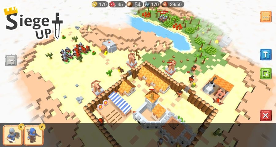 Screenshot 3: RTS Siege Up! - Medieval War