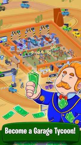 Screenshot 1: Garage Empire - Idle Tycoon