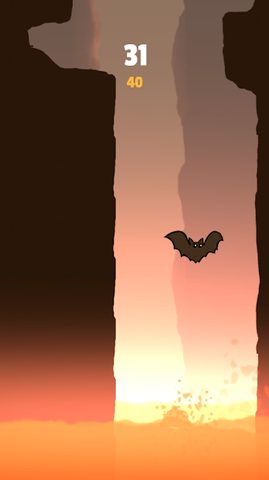Screenshot 3: Bat Rush: Lava Escape !