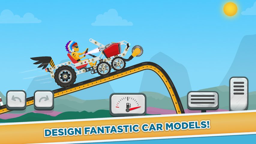 Screenshot 1: Car Builder & Racing for Kids