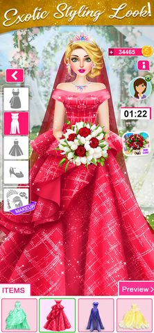 Screenshot 4: Wedding Games Fashion Dress Up 4+