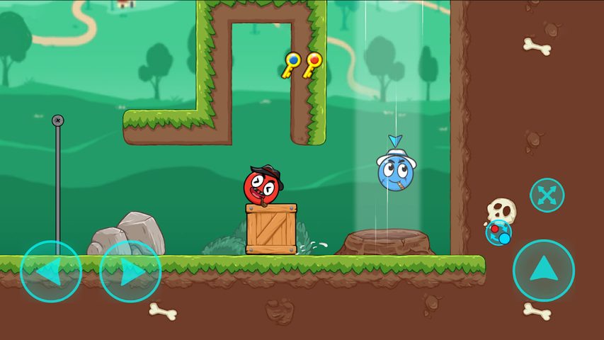 Screenshot 6: Red and Blue Ball : The Forest