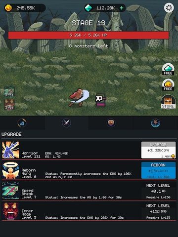 Screenshot 5: Dungeon Gates: Idle RPG