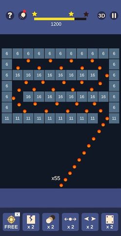 Screenshot 1: Bricks and Balls-Brick Crusher