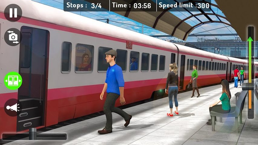 Screenshot 4: Modern Train Driving Simulator - Train Games 2021