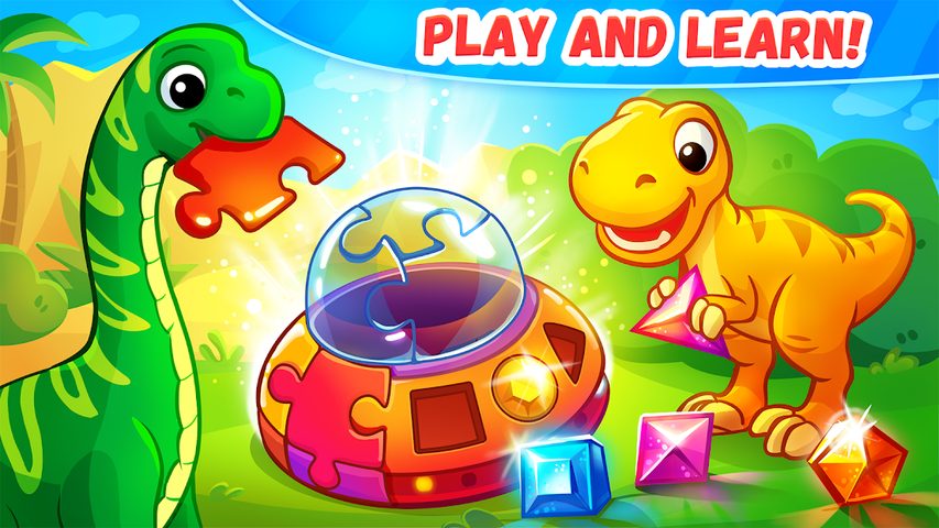 Screenshot 2: Dinosaur games for kids age 2