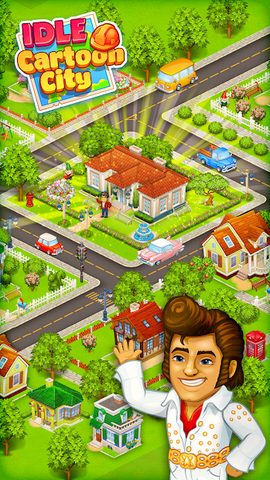 Screenshot 4: Idle Cartoon City - coin day