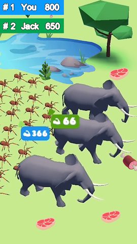 Screenshot 4: Crowd Forest.io - Herds Battle