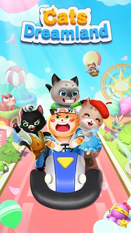 Screenshot 1: Cats Dreamland: Match 3 Puzzle