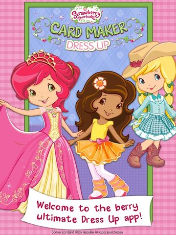 Screenshot 11: Strawberry Shortcake Card Maker Dress Up
