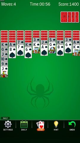 Screenshot 1: Spider Solitaire 2021