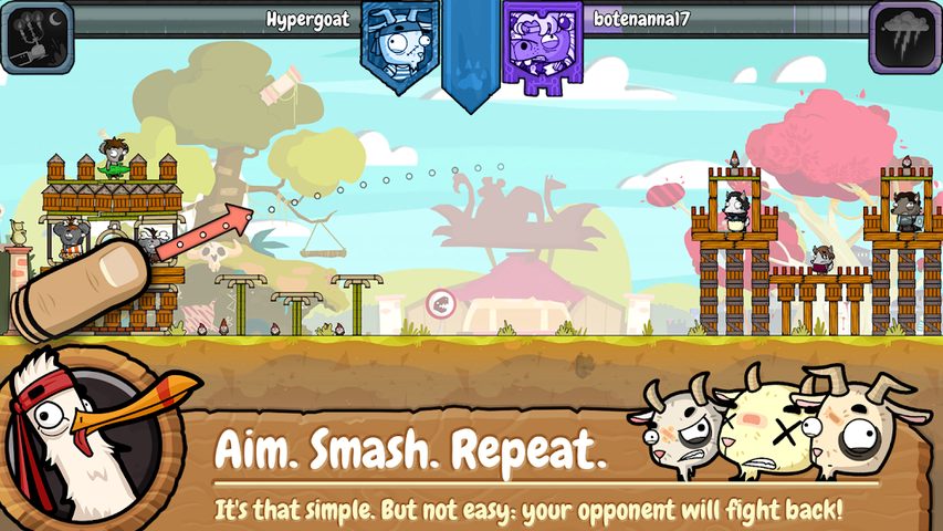 Screenshot 2: Angrymals: aim, smash, repeat