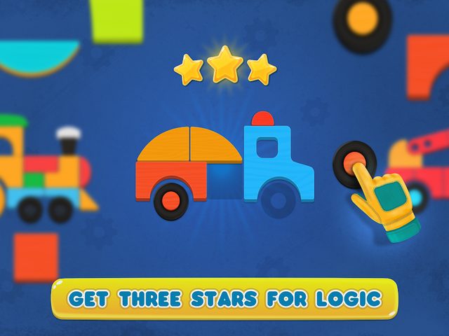 Screenshot 9: Cosmo Shapes Puzzles for kids