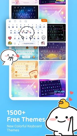 Screenshot 3: Facemoji:Emoji Keyboard&ASK AI