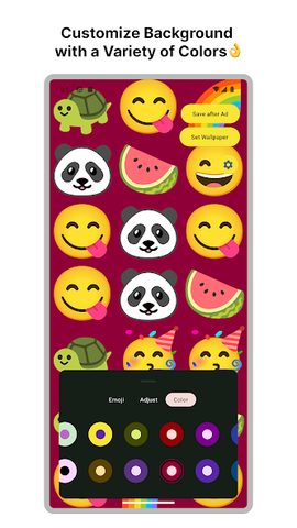 Screenshot 4: Pixel Emoji Wallpaper