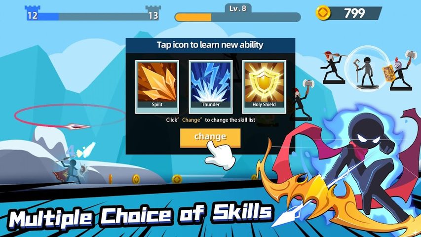 Screenshot 4: Stickman Master: Archer Legend