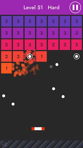 Screenshot 2: Bricks Breaker Gradation