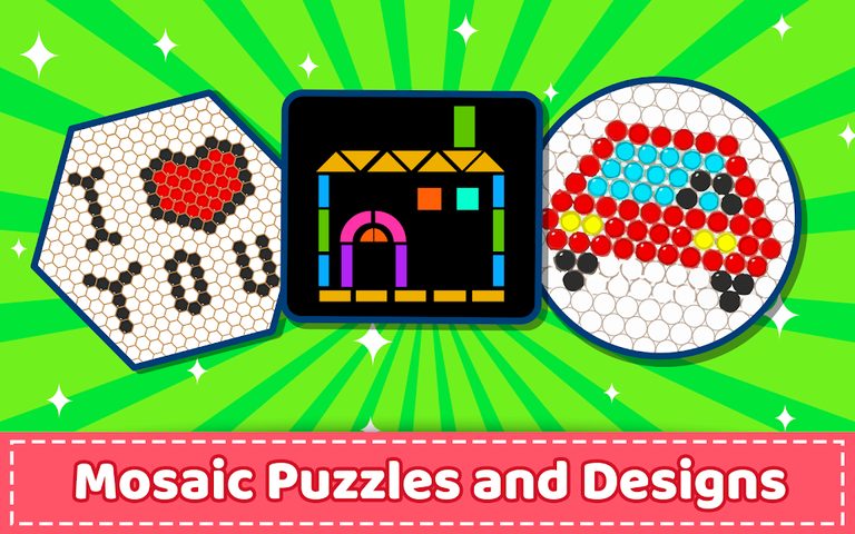 Screenshot 8: Mosaic Puzzles Art Game - Block Beads & Hex Puzzle