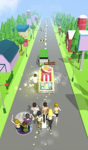 Screenshot 3: Noodle Rush Run - Food Truck Challenge 3D