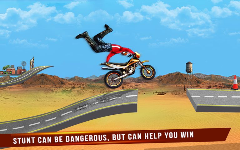 Screenshot 4: Mega Ramp Bike Stunts : Impossible Bike Game 2021