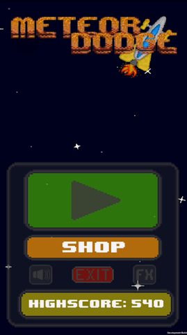 Screenshot 2: Meteor Dodge