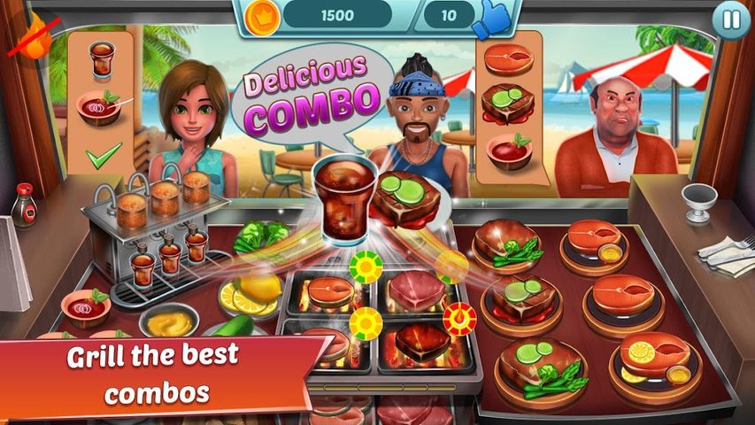 Screenshot 2: Food Truck Restaurant : Kitchen Chef Cooking Game