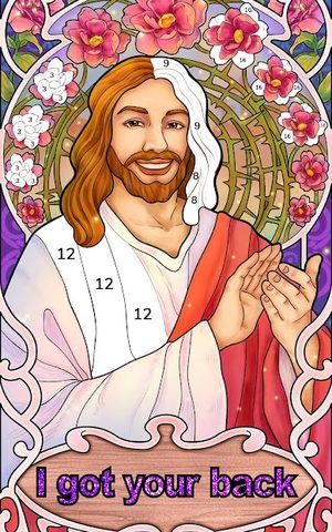 Screenshot 15: Bible Coloring - Paint by Number, Free Bible Games