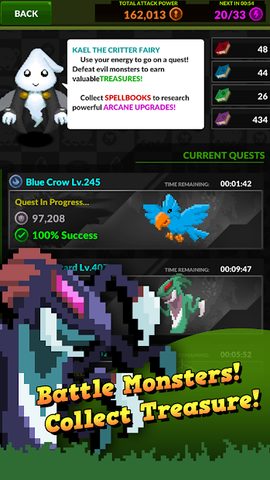 Screenshot 3: Crypt Critters - Idle Monster Game