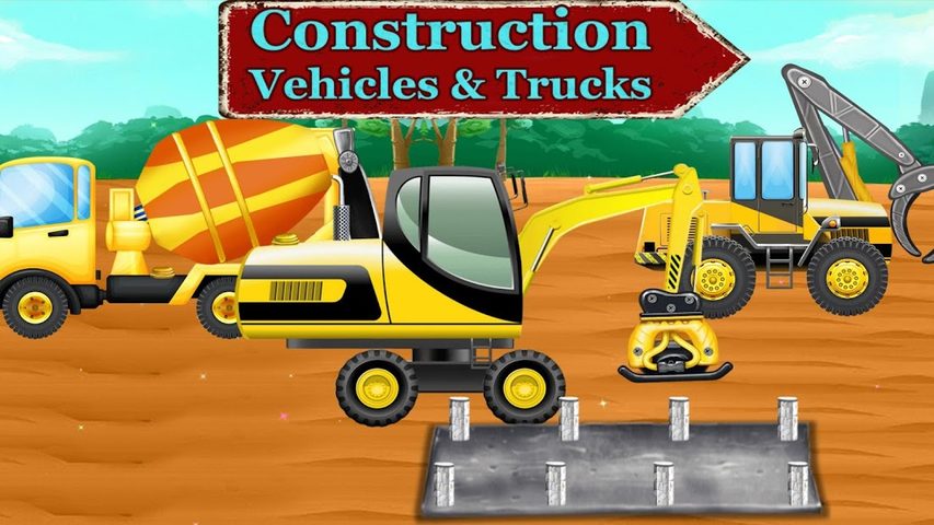 Screenshot 1: Construction Vehicles & Trucks