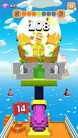 Screenshot 3: Blocky Tower - Knock Box Balls