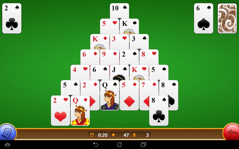 Screenshot 4: Classic Pyramid Solitaire Free