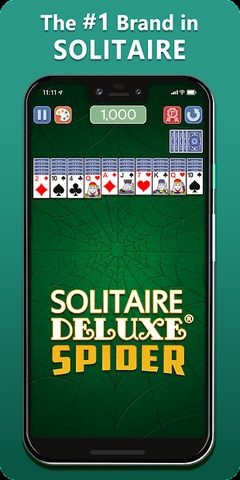 Screenshot 1: Spider Solitaire Deluxe® 2