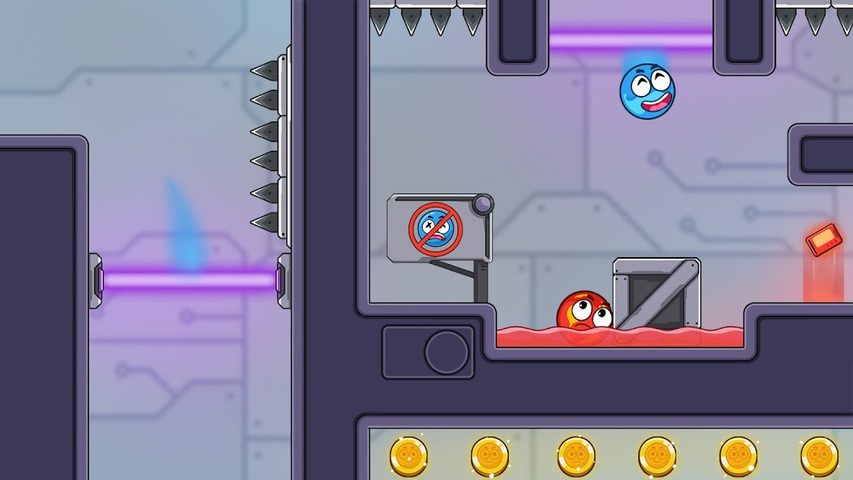 Screenshot 2: Fire and Water Ball