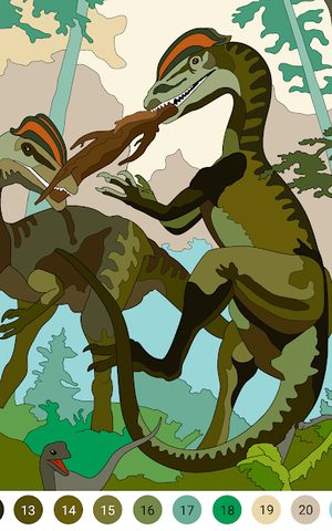 Screenshot 24: Dinosaur Coloring Book – Encyclopedia for Kids