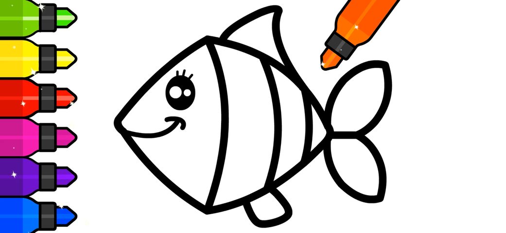 Screenshot 1: Kids Colouring Drawing Games + 4+