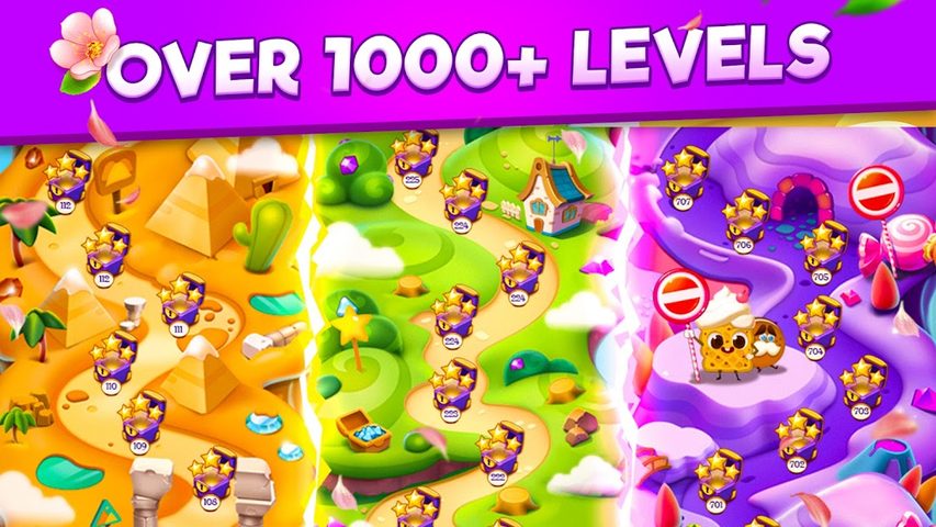 Screenshot 3: Bling Crush:Match 3 Jewel Game