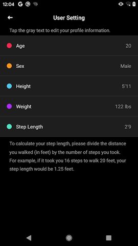 Screenshot 7: Q7 Wearables