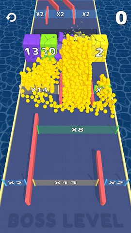 Screenshot 1: Balls Fall! 3D