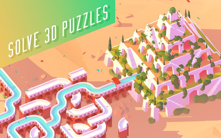 Screenshot 1: Aquavias – Water Flow Puzzle