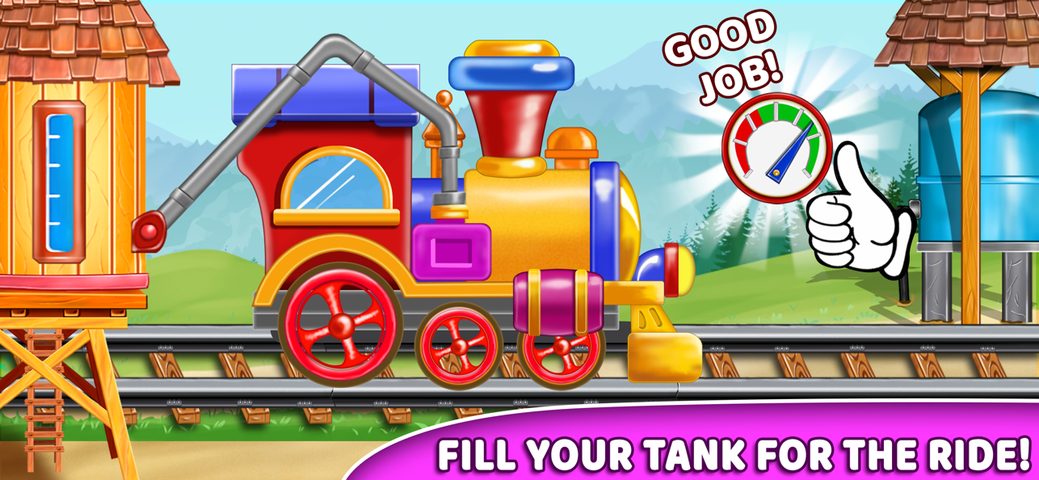 Screenshot 1: Train Games - Build a Railway 9+