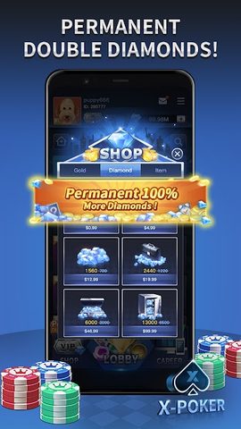 Screenshot 1: X-Poker - Online Home Game