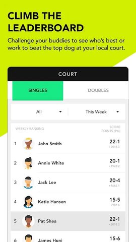 Screenshot 10: Zepp Tennis - Scoring, Sweet S