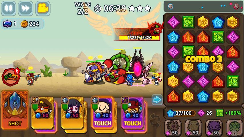 Screenshot 17: Puzzle & Defense: Match 3 Batt