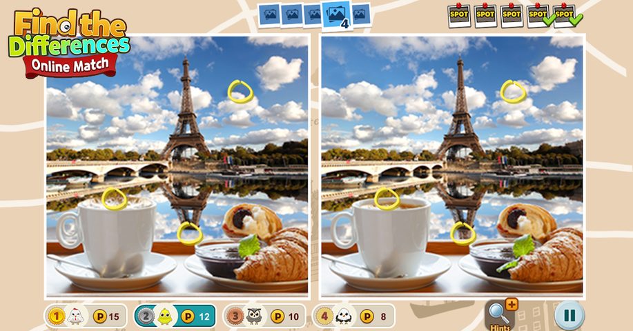 Screenshot 2: 5 Differences - Online Match