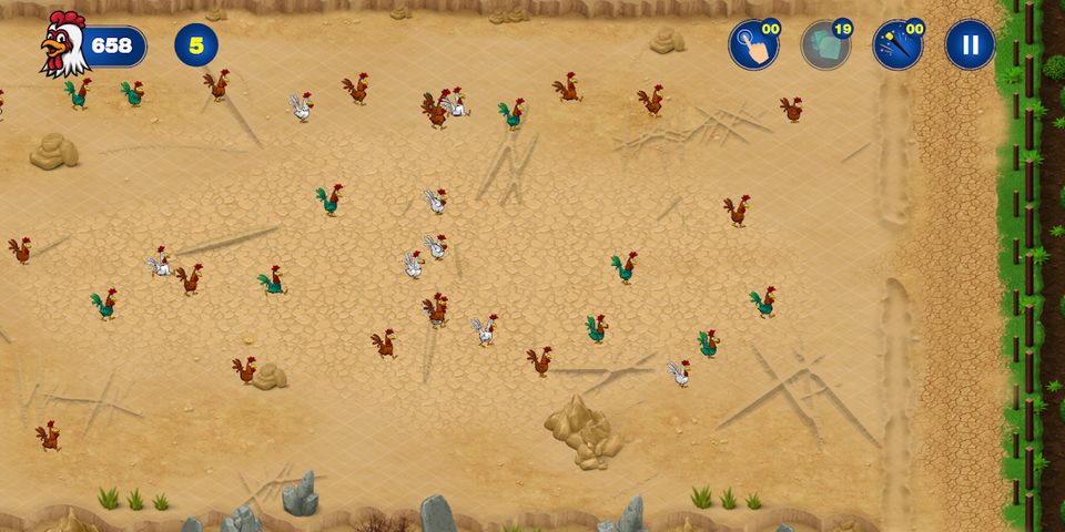 Screenshot 3: Chicken Frenzy - Save the Farm