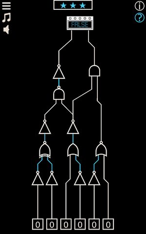 Screenshot 6: Make it True — Solve the Circuit