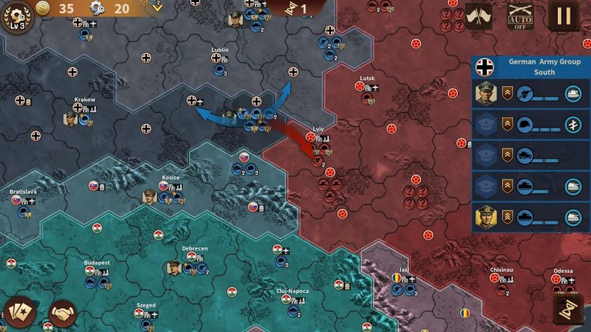 Screenshot 4: Glory of Generals 3 - WW2 SLG